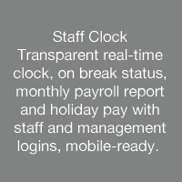 Staff clock 