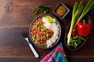 tasty meal recipe ready to eat